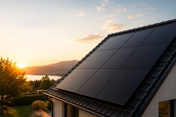 Rückkontakt-PV-Modul Haus